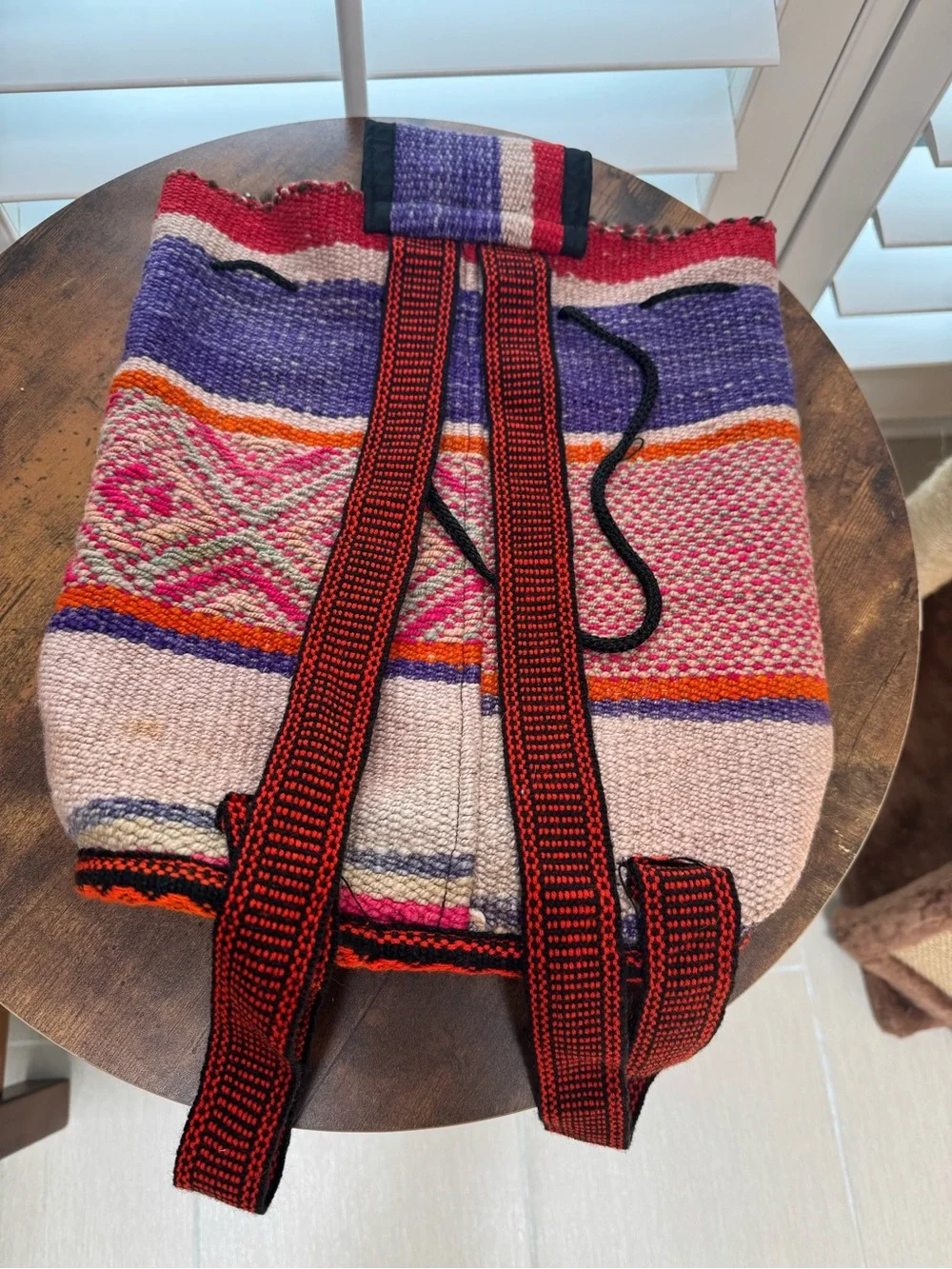 Handwoven Peruvian textile bag